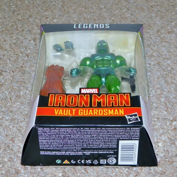 2021 Hasbro Marvel Legends 6" Iron Man Vault Guardsman New BAF Ursa Major - Picture 9 of 10